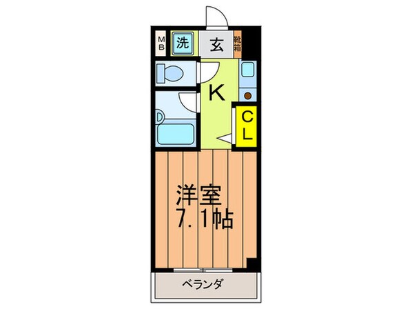 第２ハートビルの物件間取画像